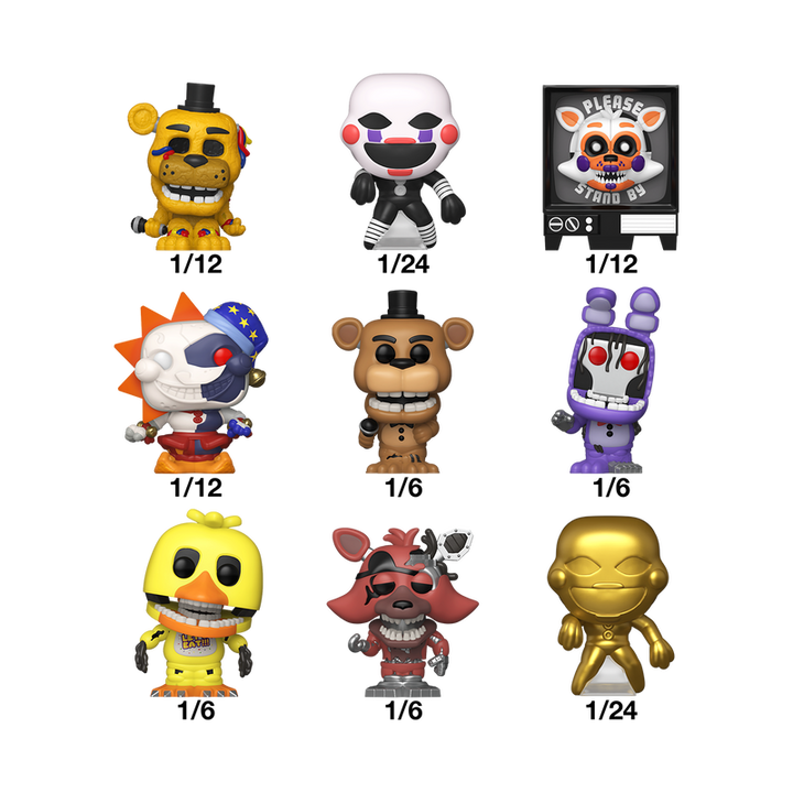 Funko Five Night at Freddy's Series 2 Single Bitty Pop! Vinyl Figure Mystery Blind Bag