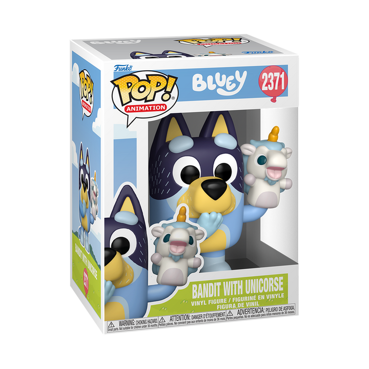 Funko Bluey Bandit with Unicorse Pop! Vinyl Figure