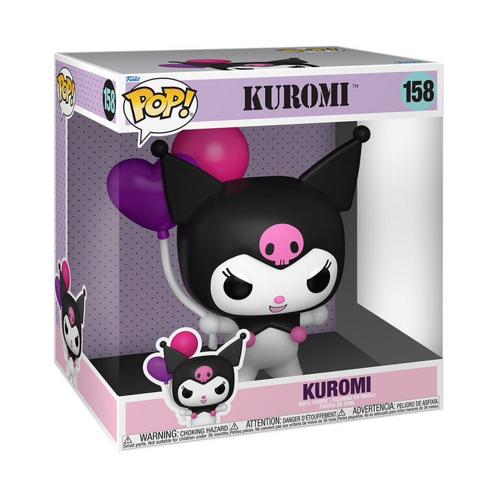 Funko Sanrio Kuromi w/Balloons Jumbo Pop! Vinyl Figure