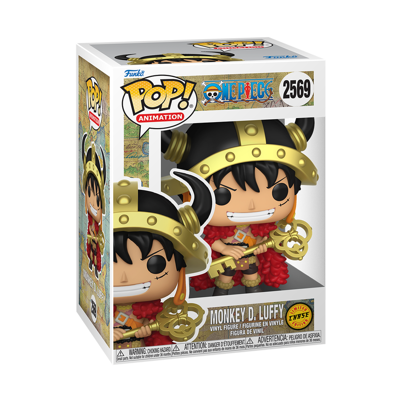 Funko One Piece Monkey D. Luffy w/Helmet Chase Pop! Vinyl Figure