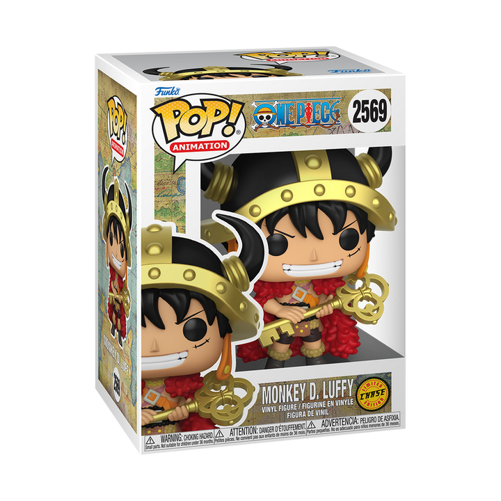 Funko One Piece Monkey D. Luffy w/Helmet Chase Pop! Vinyl Figure