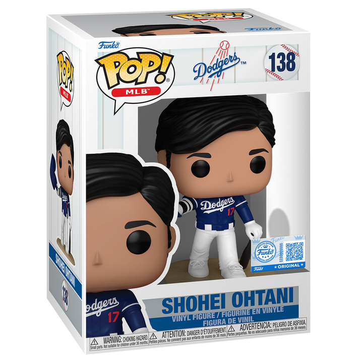 Funko MLB Los Angeles Dodgers Shohei Ohtani (Salute) Exclusive Pop! Vinyl Figure