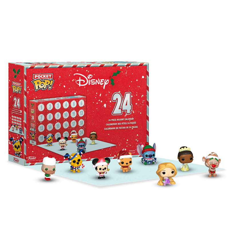 Funko Disney Holiday Advent 24 Day Countdown Calendar Pocket Pop! Vinyl Figure