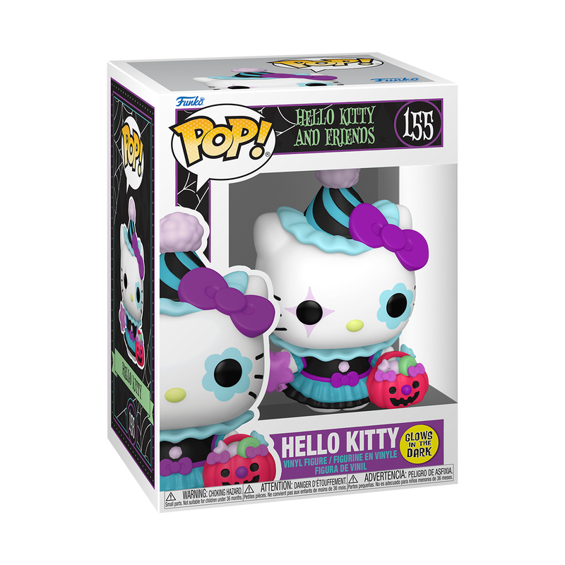 Funko Sanrio Hello Kitty Spooky Glow in the Dark Pop! Vinyl Figure