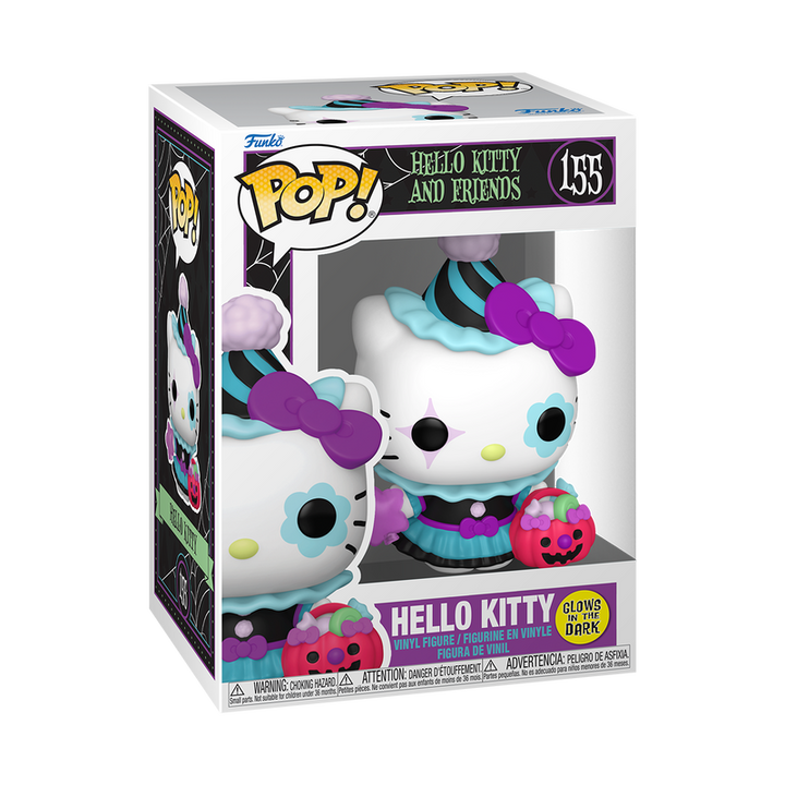 Funko Sanrio Hello Kitty Spooky Glow in the Dark Pop! Vinyl Figure
