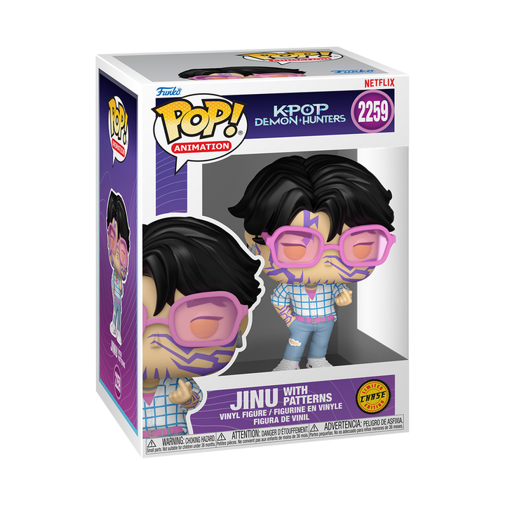 Funko Netflix KPop Demon Hunters Jinu with Patterns Chase Pop! Vinyl Figure