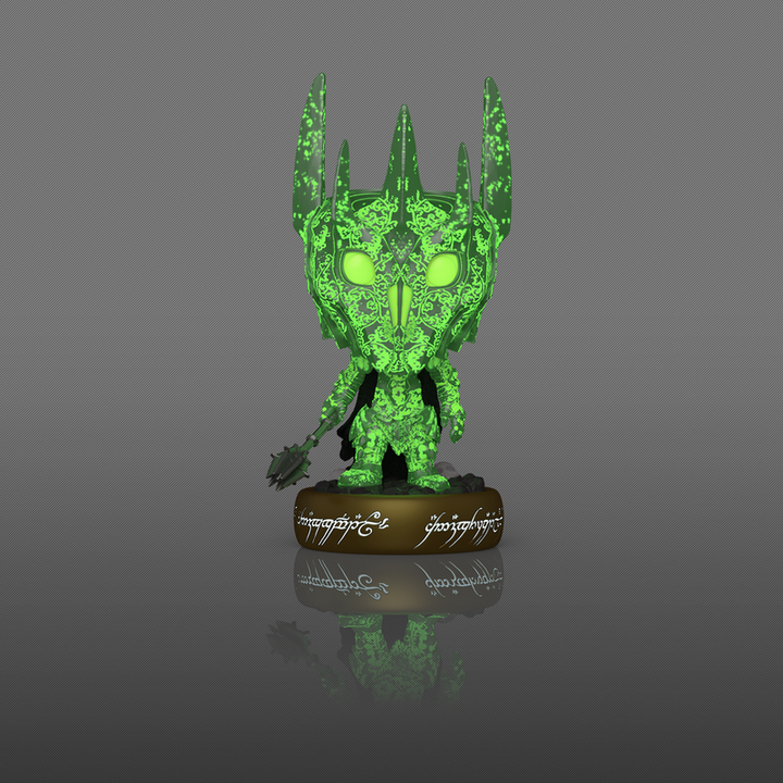 Funko The Lord of the Rings Sauron w/Weapon (Glow) Premium Pop! Vinyl Figure
