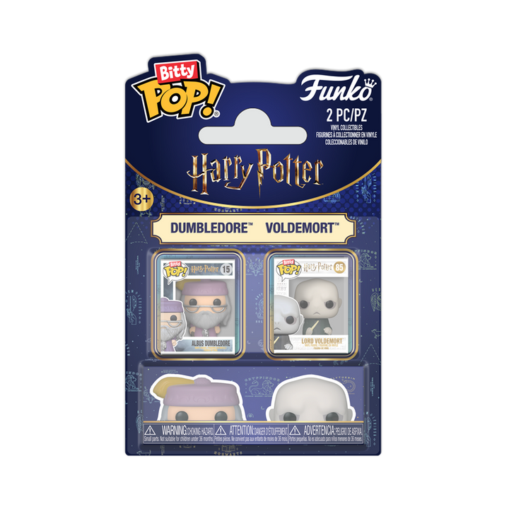 Funko Harry Potter Albus Dumbledore & Lord Voldemort Bitty Pop! Vinyl Figure 2-Pack