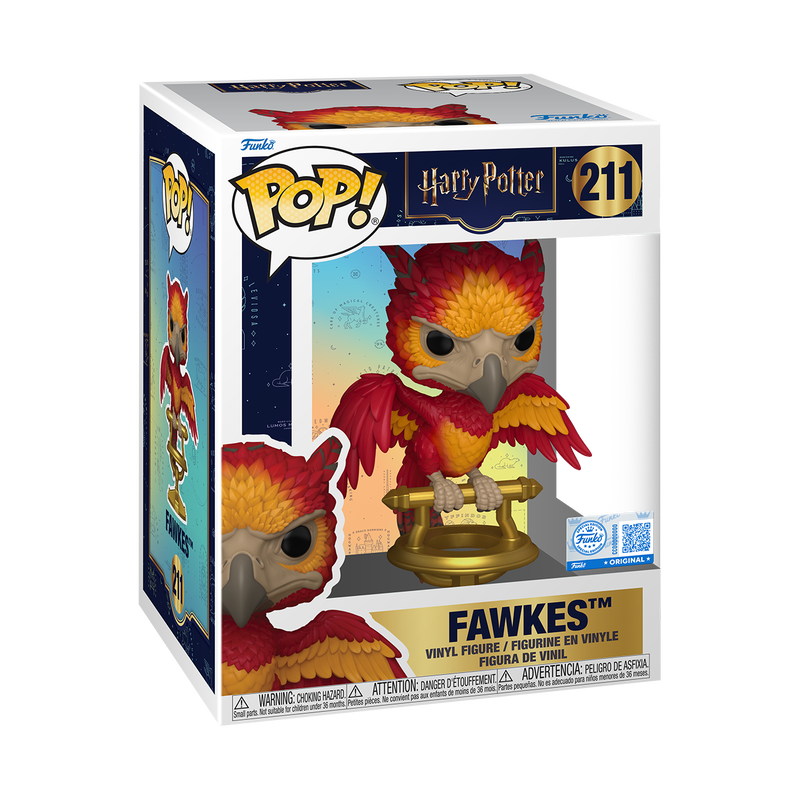 Funko Harry Potter Fawkes on Perch Premium Pop! Vinyl Figure
