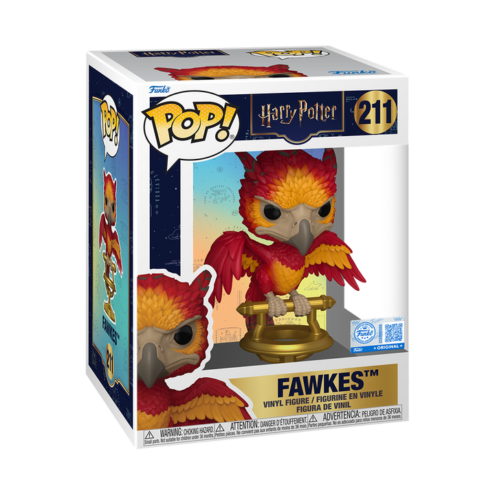 Funko Harry Potter Fawkes on Perch Premium Pop! Vinyl Figure
