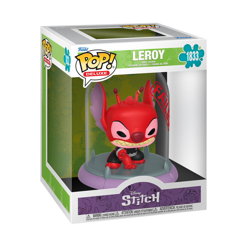 Funko Disney Lilo & Stitch Leroy (Containment Capsule) Deluxe Pop! Vinyl Figure