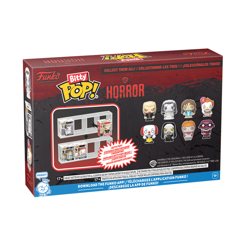 Funko Warner Bros Horror 4-Pack Series 2 Bitty Pop! Vinyl Figure