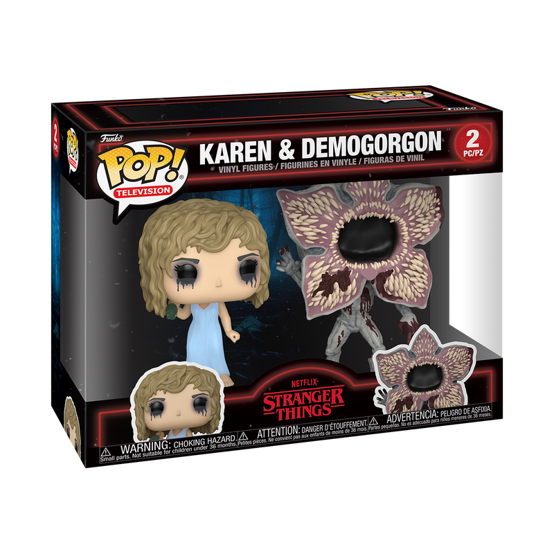 Funko Netflix Stranger Things Karen & Demogorgon Pop! Vinyl Figure 2-Pack