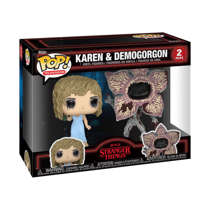 Funko Netflix Stranger Things Karen & Demogorgon Pop! Vinyl Figure 2-Pack