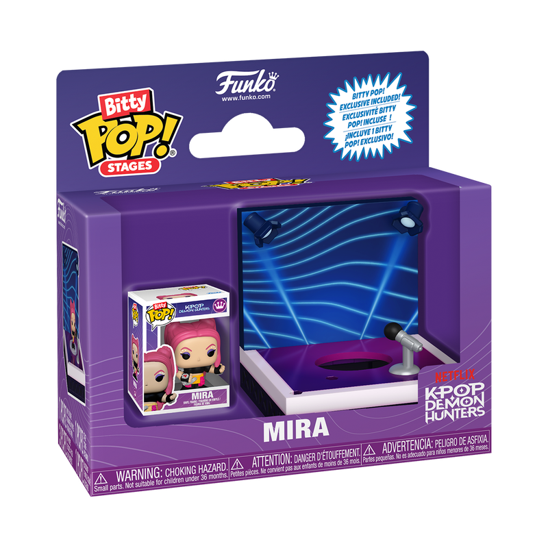 Funko Kpop Demon Hunters Mira (How It's Done) Bitty Pop! Stages Vinyl Figure