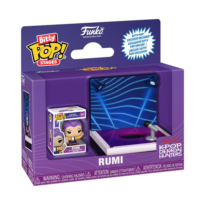 Funko Kpop Demon Hunters Rumi (How It's Done) Bitty Pop! Stages Vinyl Figure