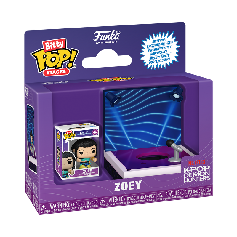 Funko Kpop Demon Hunters Zoey (How It's Done) Bitty Pop! Stages Vinyl Figure
