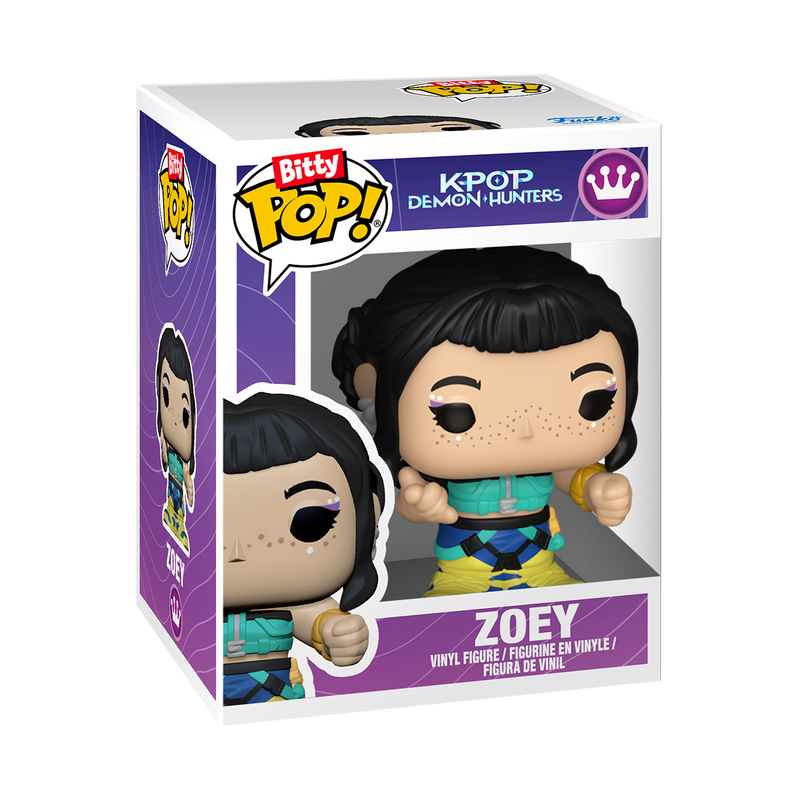 Funko Kpop Demon Hunters Zoey (How It's Done) Bitty Pop! Stages Vinyl Figure