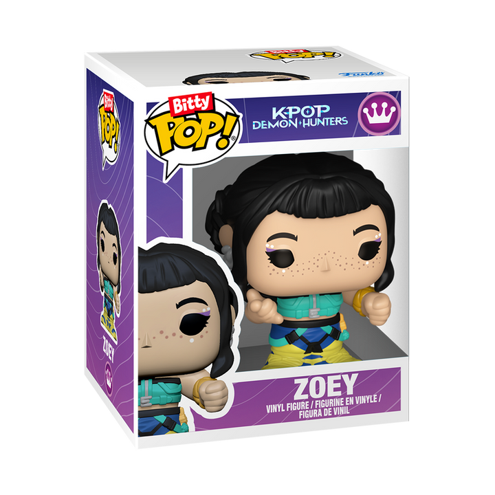 Funko Kpop Demon Hunters Zoey (How It's Done) Bitty Pop! Stages Vinyl Figure