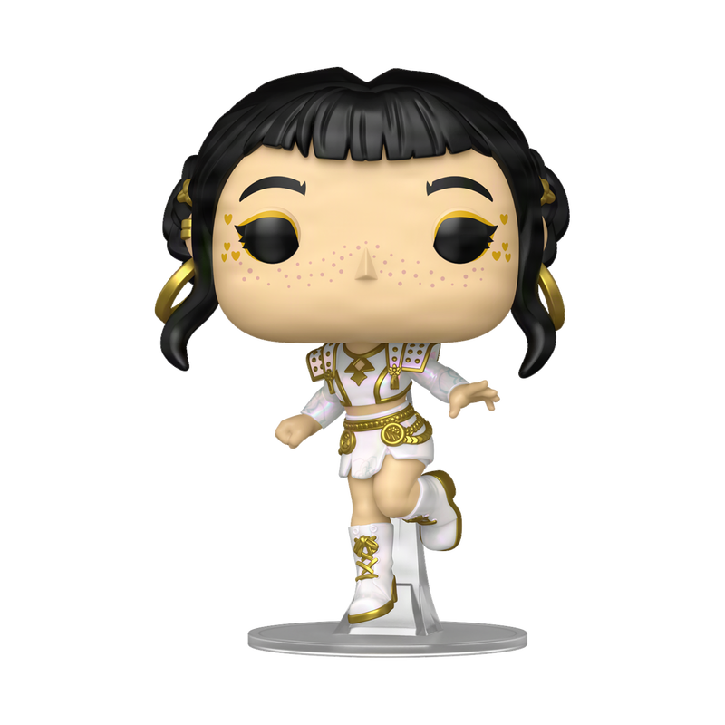 Funko Pop! vinyl figure of a character in a white and gold outfit on a white background