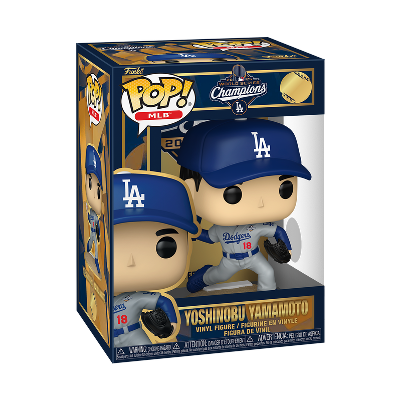 Funko MLB Los Angeles Dodgers Yoshinobu Yamamoto (2025 World Series MVP) Pop! Vinyl Figure