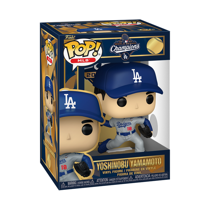 Funko MLB Los Angeles Dodgers Yoshinobu Yamamoto (2025 World Series MVP) Pop! Vinyl Figure