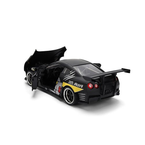 Jada Toys Hollywood Rides Mechagodzilla 2009 Nissan GT-R R35 Ben Sopra 1:24 Scale Die-Cast Metal Vehicle