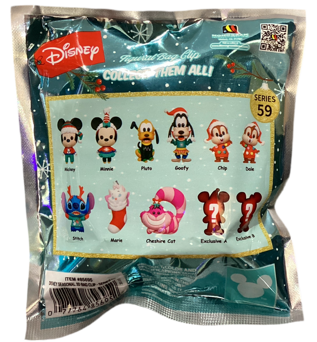 Disney Seasonal 3D Foam Bag Clip