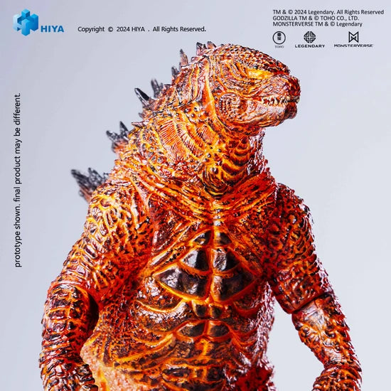 HIYA Exquisite Basic Series None Scale 7 Inch Godzilla King of the Monsters Burning Godzilla Battle Ver. Action Figure