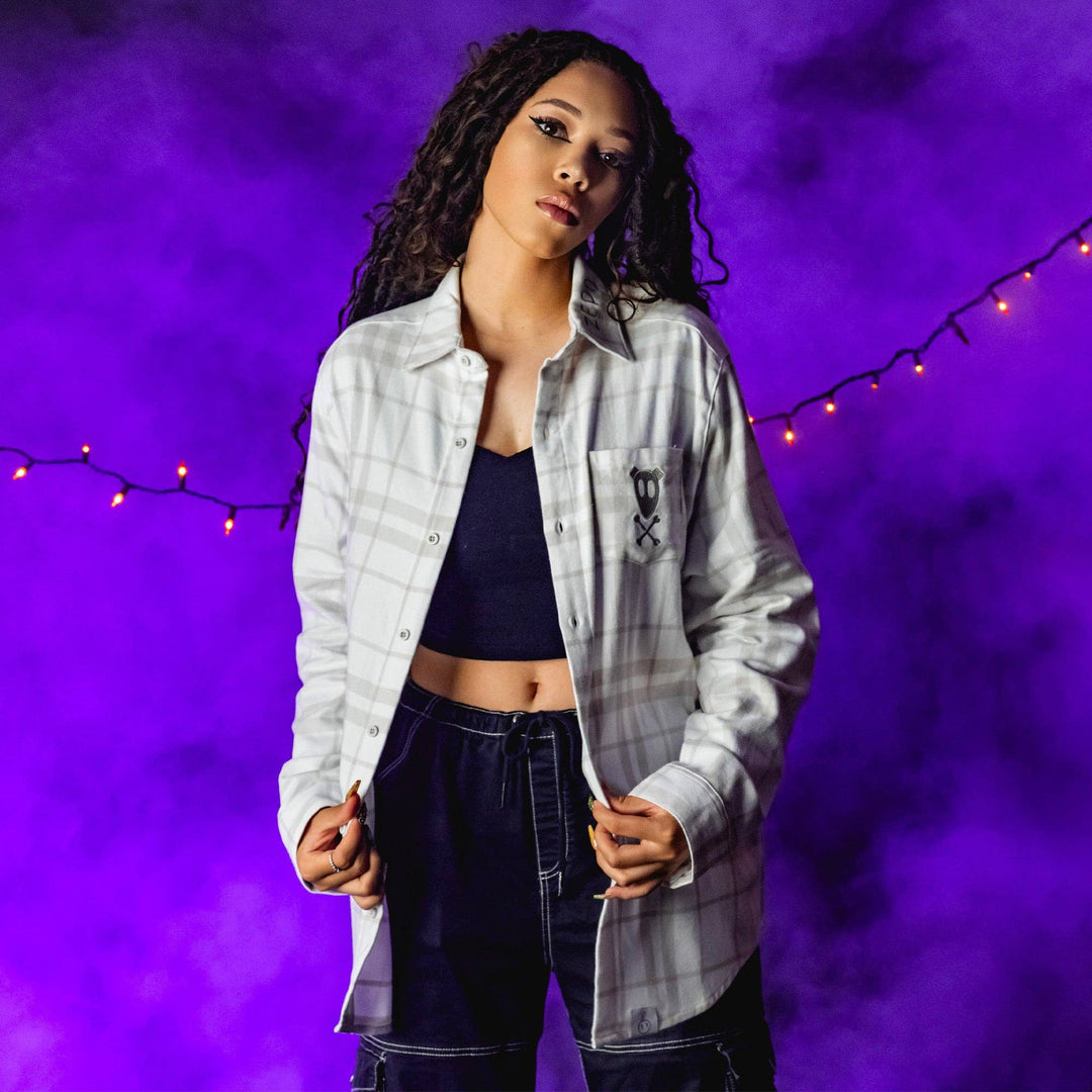 Cakeworthy Disney The Nightmare Before Christmas Zero Glow in the Dark Flannel Shirt