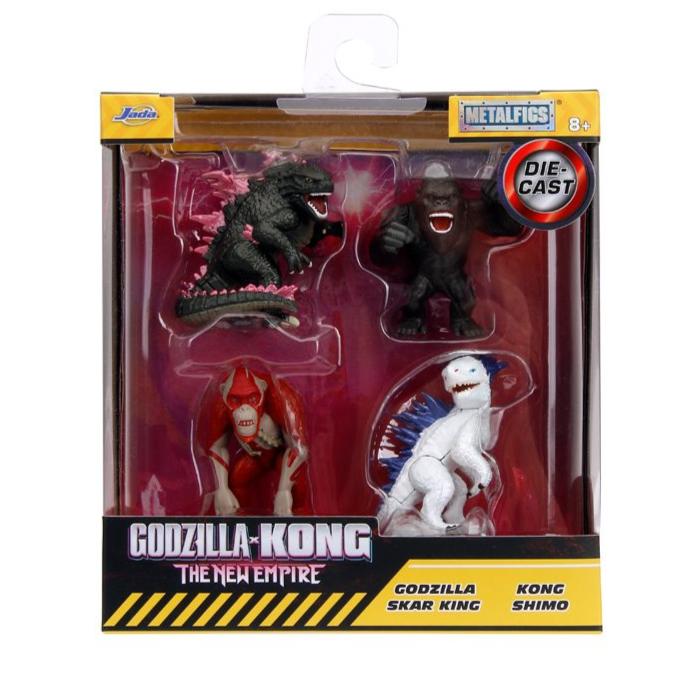 Godzilla x Kong: The New Empire MetalFig 2 1/2" Die-cast Metal Mini Figure 4-Pack