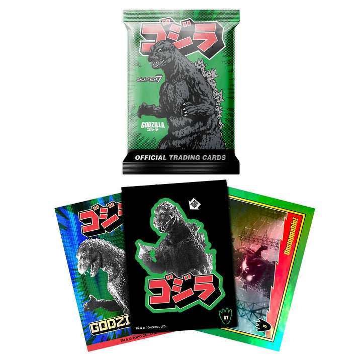 Super 7 Godzilla Foil Pack Trading Cards Showa Series 1 Single Pack