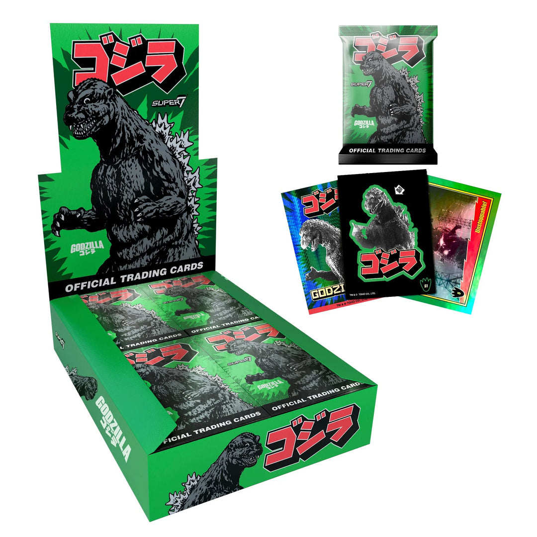 Super 7 Godzilla Foil Pack Trading Cards Showa Series 1 Single Pack