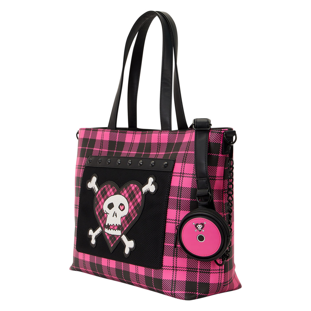 Loungefly Avril Lavigne Logo Tote Crossbody Bag with Coin Bag