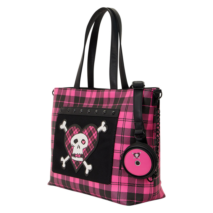 Loungefly Avril Lavigne Logo Tote Crossbody Bag with Coin Bag