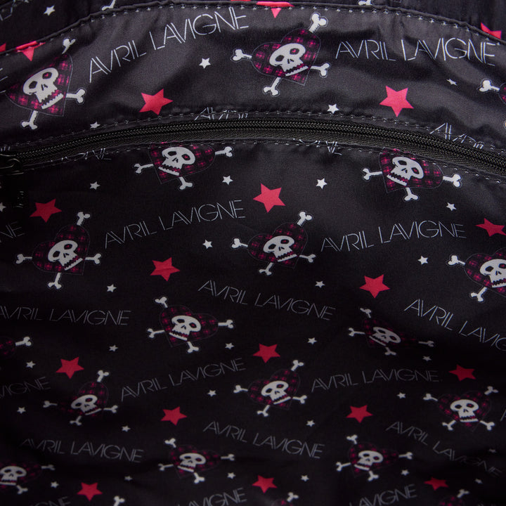 Loungefly Avril Lavigne Logo Tote Crossbody Bag with Coin Bag