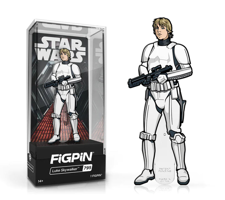 FiGPiN Star Wars A New Hope Luke Skywalker as Stormtrooper Limited Edition