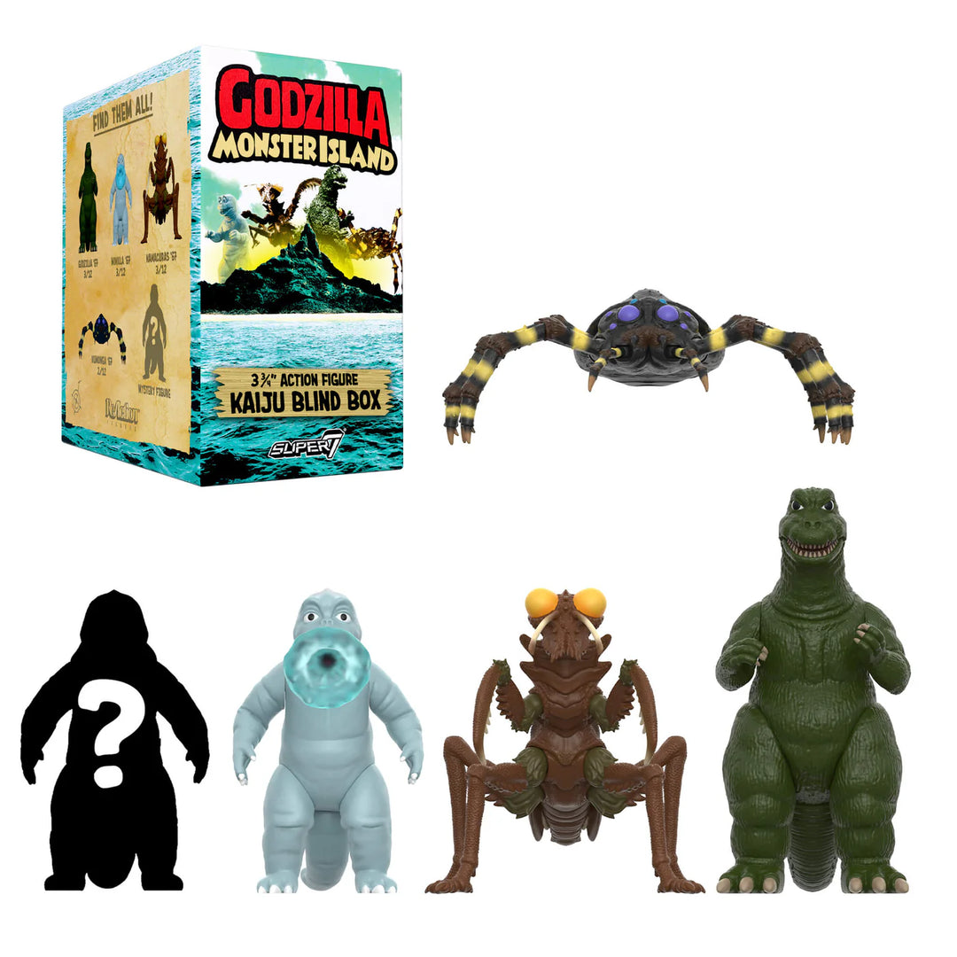 Super 7 Toho Godzilla Monster Island ReAction Series 13 Figure Blind Box