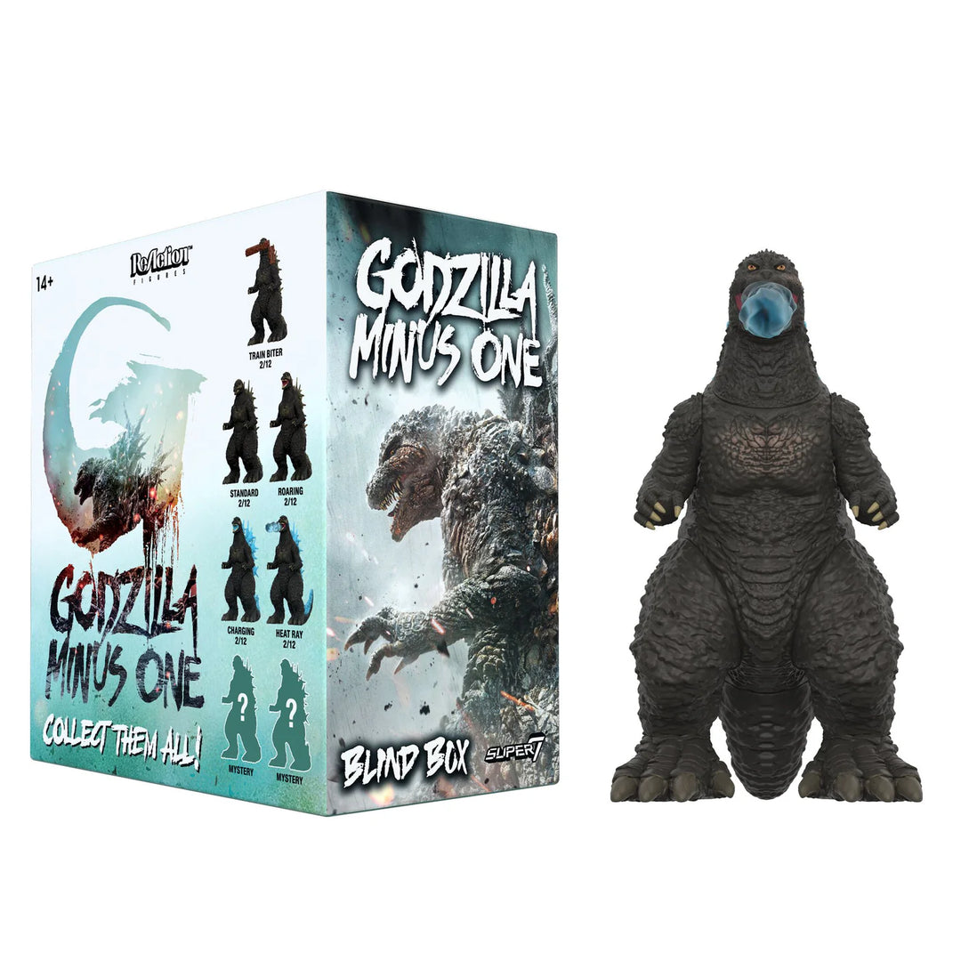 Godzilla Minus One action figure with packaging on a white background