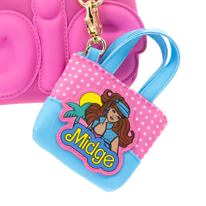 Whatever! Makes You Happy Barbie California Dreamin’ 80’s Mini Tote Bag Charm