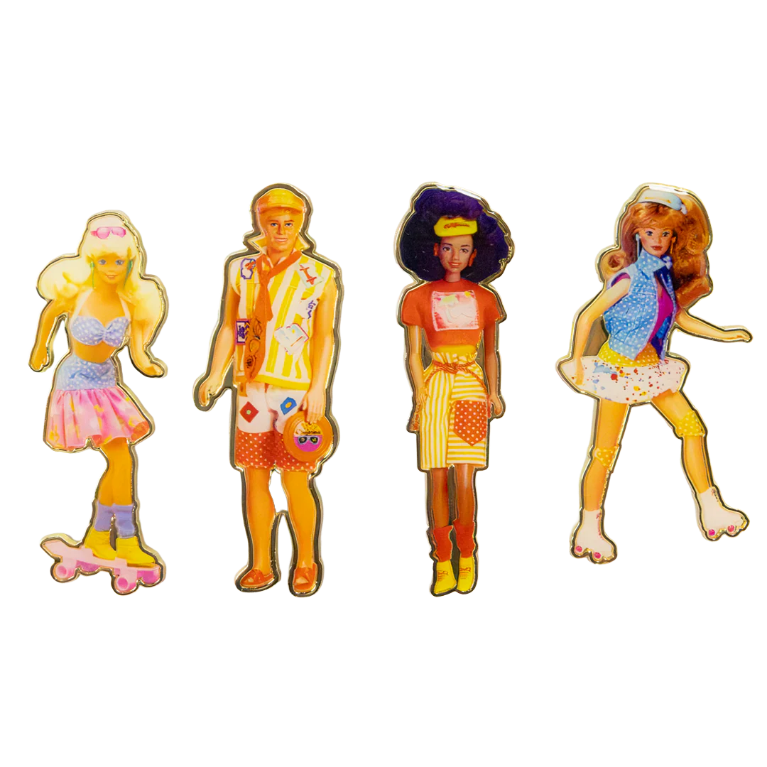 Whatever! Makes You Happy Barbie California Dreamin’ Vintage Toy Box Double Blind Mini ITA Bag Charm