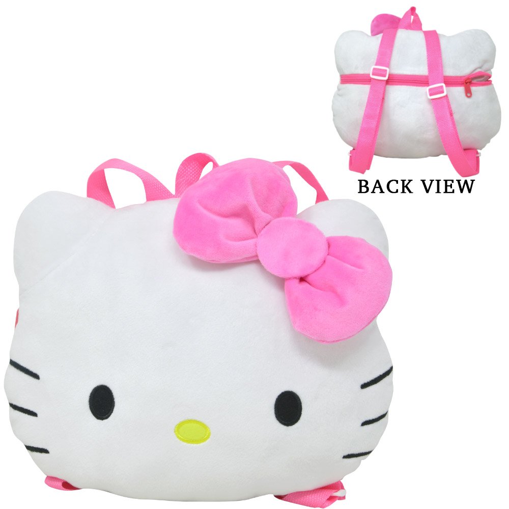 Sanrio Hello Kitty Head Plush Backpack