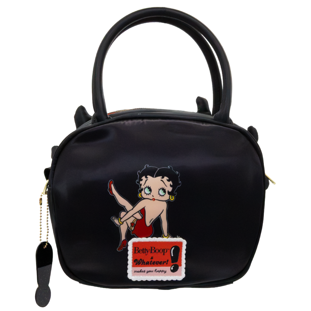Whatever! Makes You Happy Betty Boop Head Crossbody Bag