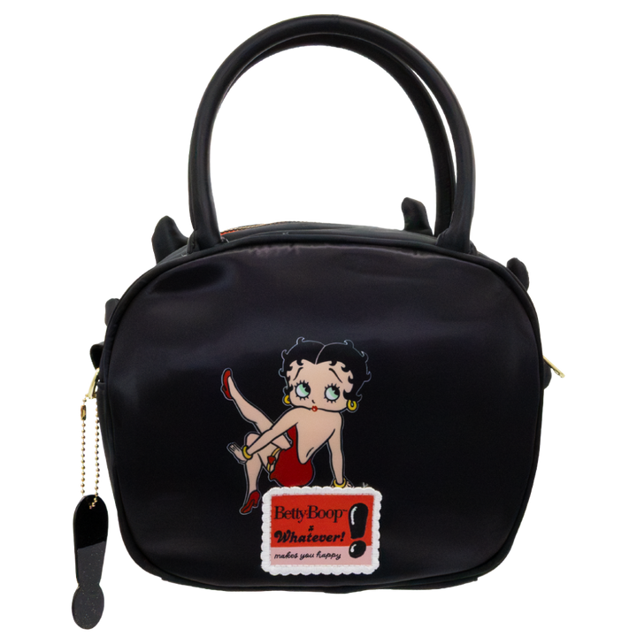Whatever! Makes You Happy Betty Boop Head Crossbody Bag