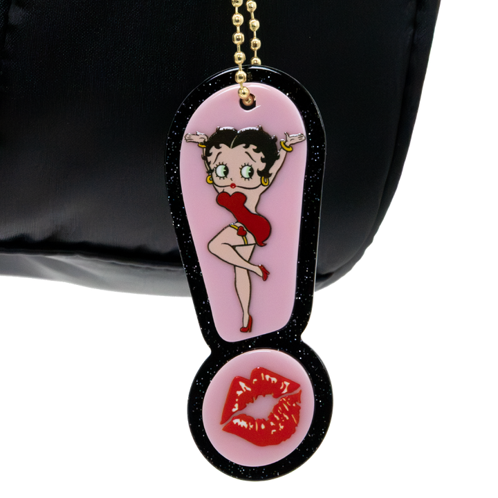 Whatever! Makes You Happy Betty Boop Head Crossbody Bag