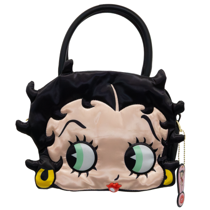 Whatever! Makes You Happy Betty Boop Head Crossbody Bag