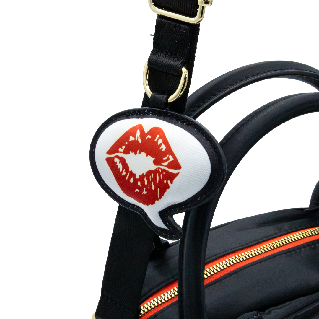Whatever! Makes You Happy Betty Boop Head Crossbody Bag