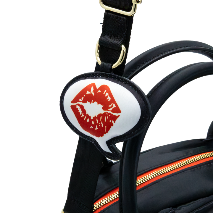 Whatever! Makes You Happy Betty Boop Head Crossbody Bag