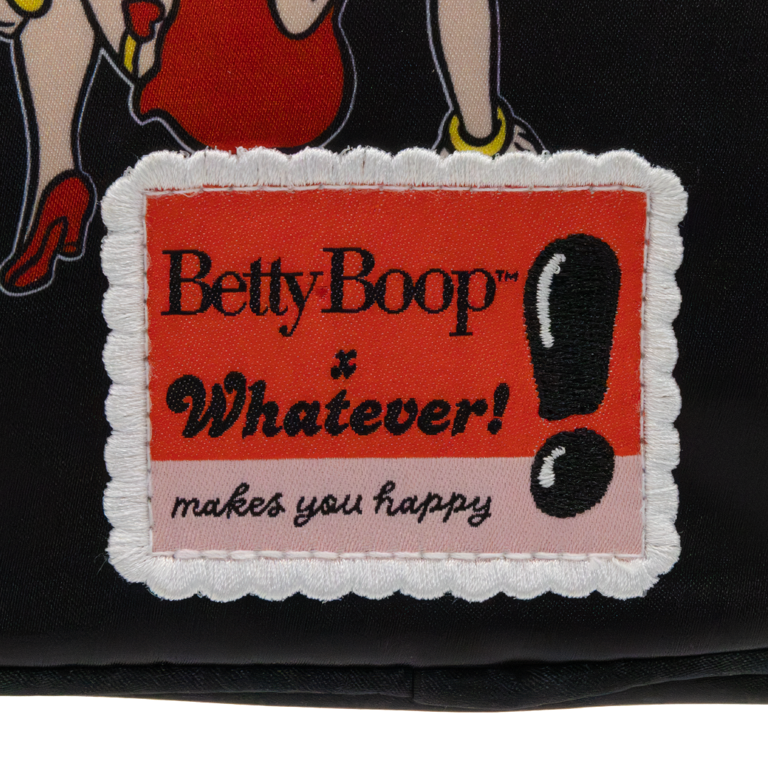 Whatever! Makes You Happy Betty Boop Head Crossbody Bag