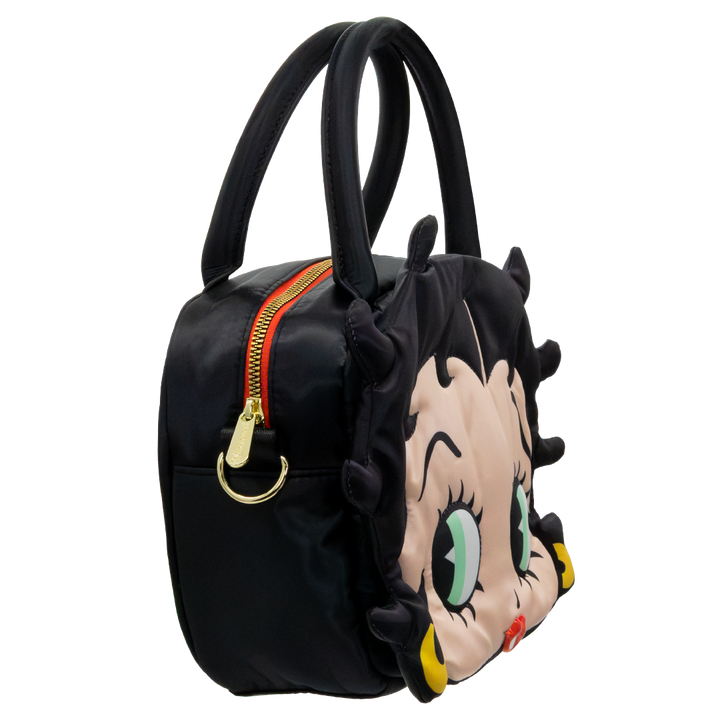 Whatever! Makes You Happy Betty Boop Head Crossbody Bag